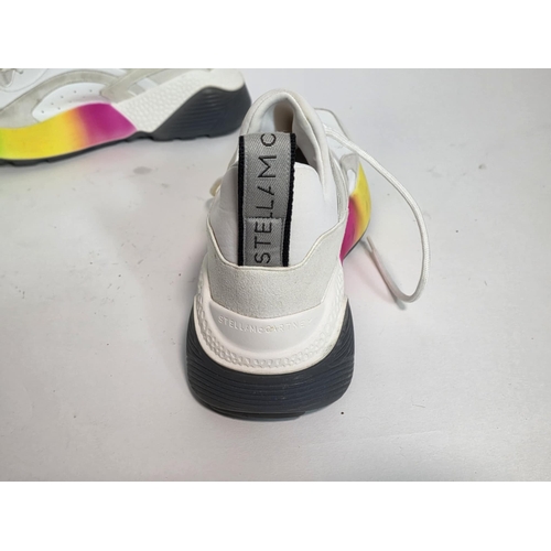 11 - Stella McCartney. A pair of pre owned Eclypse rainbow sole sneakers in a Selfridges and Co box size ... 