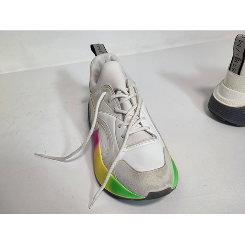 11 - Stella McCartney. A pair of pre owned Eclypse rainbow sole sneakers in a Selfridges and Co box size ... 