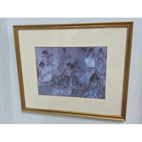 14 - Sir William Russell Flint Eight framed and glazed prints of nude models. UnsignedVarious sizes