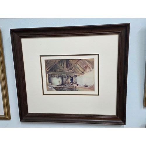 14 - Sir William Russell Flint Eight framed and glazed prints of nude models. UnsignedVarious sizes
