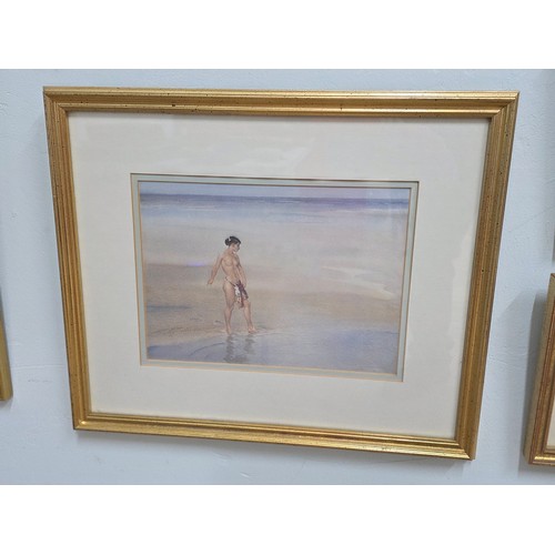 14 - Sir William Russell Flint Eight framed and glazed prints of nude models. UnsignedVarious sizes