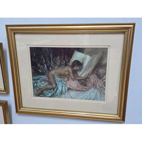 14 - Sir William Russell Flint Eight framed and glazed prints of nude models. UnsignedVarious sizes