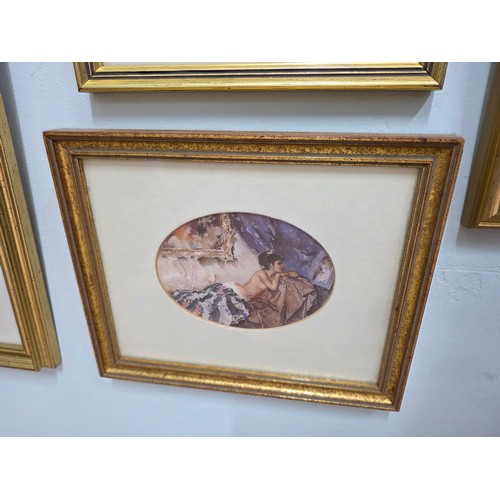 14 - Sir William Russell Flint Eight framed and glazed prints of nude models. UnsignedVarious sizes