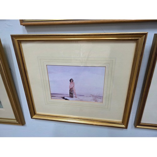 15 - Sir William Russell Flint Eight framed and glazed prints of nude models. UnsignedVarious sizes
