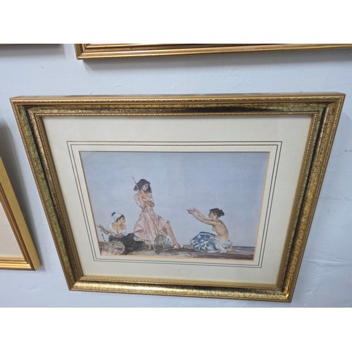 15 - Sir William Russell Flint Eight framed and glazed prints of nude models. UnsignedVarious sizes