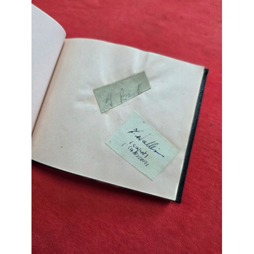6 - 1940's and 1950's Autograph Book with handwritten signatures from footballers of the day including t... 