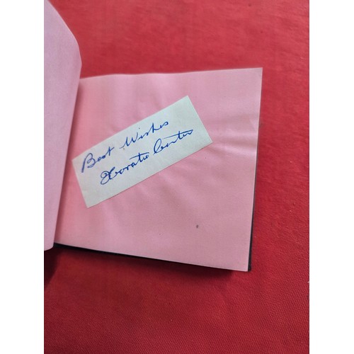 6 - 1940's and 1950's Autograph Book with handwritten signatures from footballers of the day including t... 