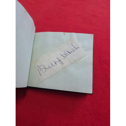 6 - 1940's and 1950's Autograph Book with handwritten signatures from footballers of the day including t... 