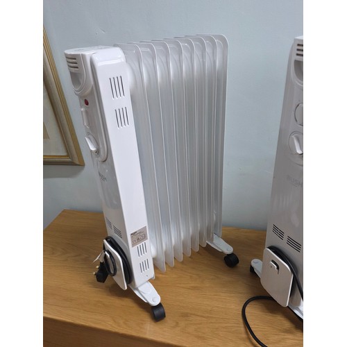 7 - A pair of Bush 2kw Oil Filled radiators model number CYBL209