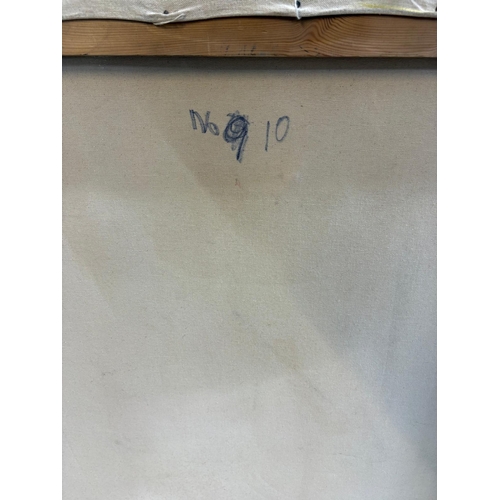 25 - After Mary Eleanor Curran, an  Art Nouveau painting depicting 'Le Fiesta de Los Angeles', circa 1970... 