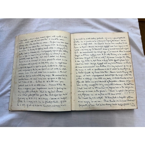 31 - Blanche Byron.  Her hand written diary starting Oct 1935 with contemporary cuttings and invitations ... 
