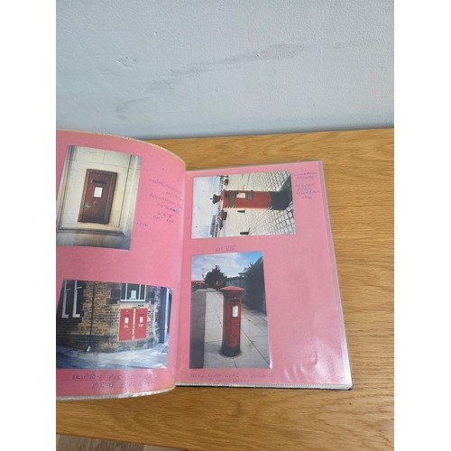 41 - An album of newsletters from the letter box study group, pictures, postcards and information related... 