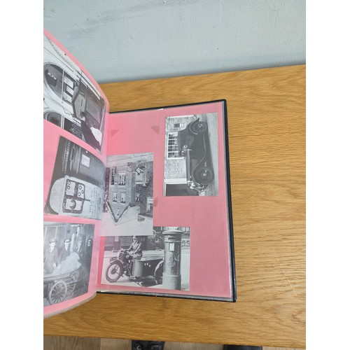 41 - An album of newsletters from the letter box study group, pictures, postcards and information related... 