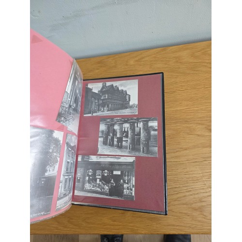 41 - An album of newsletters from the letter box study group, pictures, postcards and information related... 