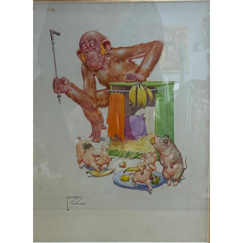 54 - CLARENCE LAWSON WOOD (BRITISH 1878-1957)Daily Weather in the Offing or 