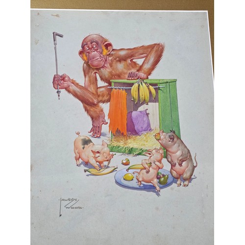 54 - CLARENCE LAWSON WOOD (BRITISH 1878-1957)Daily Weather in the Offing or 