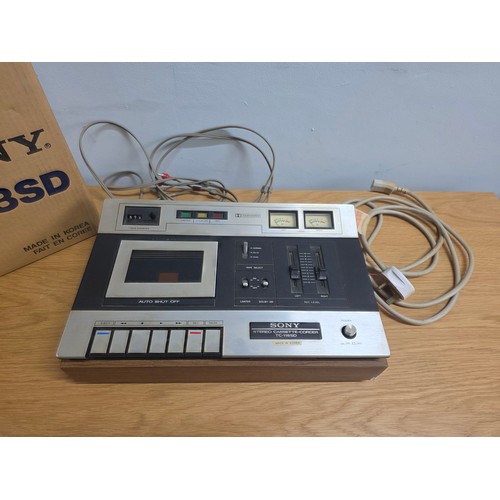 56 - Sony TC-118SD Stereo Cassette Deck in original box