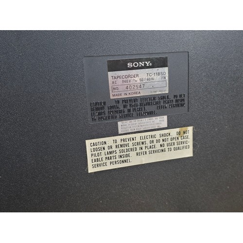 56 - Sony TC-118SD Stereo Cassette Deck in original box