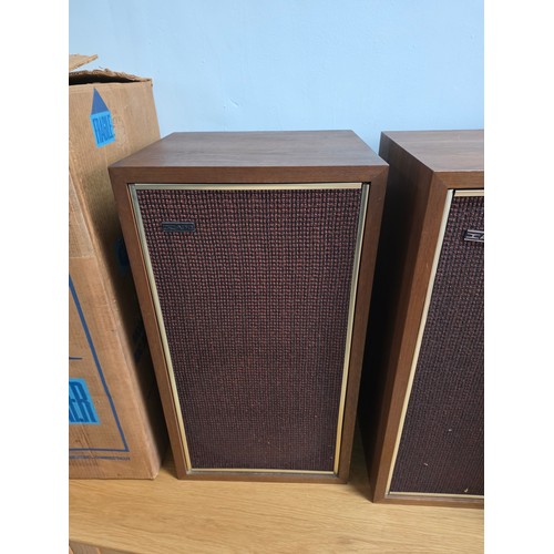59 - A pair of vintage ADC 303AX Loudspeakers in Walnut Cabinets. They come in original boxes