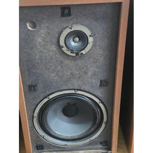 59 - A pair of vintage ADC 303AX Loudspeakers in Walnut Cabinets. They come in original boxes