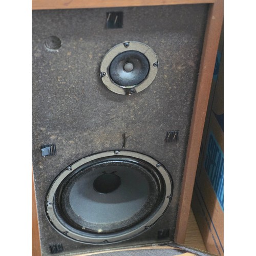 59 - A pair of vintage ADC 303AX Loudspeakers in Walnut Cabinets. They come in original boxes