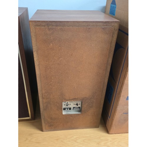59 - A pair of vintage ADC 303AX Loudspeakers in Walnut Cabinets. They come in original boxes