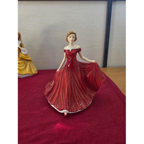 103 - Six Royal Doulton ceramic figurines to include December Turquoise HN 5908, Rosalind HN2393, Rachel H... 