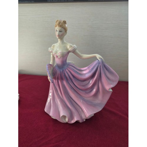 103 - Six Royal Doulton ceramic figurines to include December Turquoise HN 5908, Rosalind HN2393, Rachel H... 