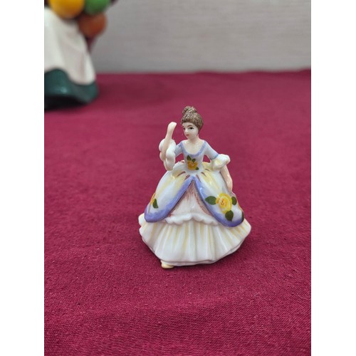 104 - Eight Royal Doulton ceramic figurines to include Sarah HN3380 signed by Michael Doulton, Amanda HN 2... 