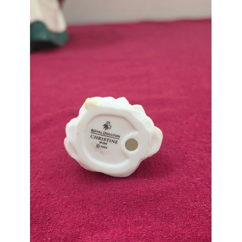 104 - Eight Royal Doulton ceramic figurines to include Sarah HN3380 signed by Michael Doulton, Amanda HN 2... 