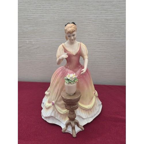 104 - Eight Royal Doulton ceramic figurines to include Sarah HN3380 signed by Michael Doulton, Amanda HN 2... 