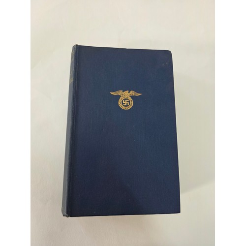 HITLER (Adolf): &lsquo;Mein Kampf&rsquo;: London, Hurst and Blackett, 1939: English edition, portrait frontis, original pub. 40th thousand, blue cloth gilt, a little rubbed and marked, some toning and foxing. No D.J. (1)