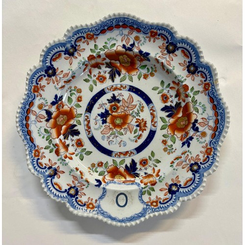 An C19 Ironstone Mess Plate
