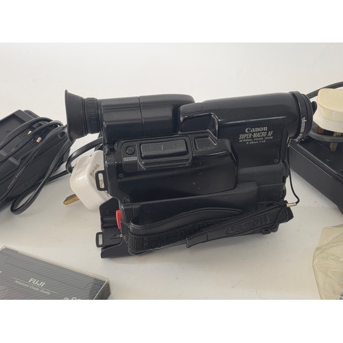 62 - Canon UC15 8mm Video Camcorder in Camera Carry Bag with accessories to include power leads and batte... 