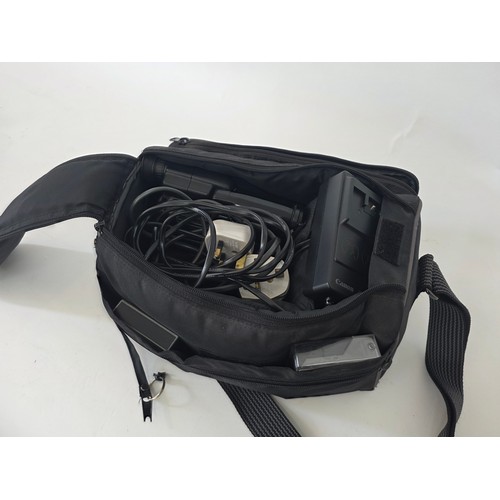 62 - Canon UC15 8mm Video Camcorder in Camera Carry Bag with accessories to include power leads and batte... 
