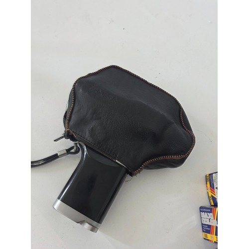 63 - A fujica single 8 P300 Cine Camera, a Polaroid Instamatic, a Halina STB, an non brabded camera, 3 ro... 