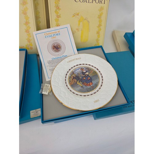 66 - Coalport Christmas Plates, a quantity of 15 all in original boxes most with COA's