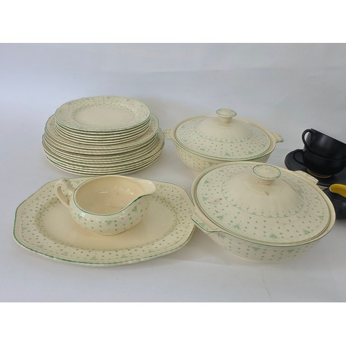 73 - A good Ceramics and Metalware mixed lot to include a part Alfred Meakin Rosario dinner service, a pa... 