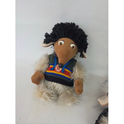 95 - The Wombles. 8 Vintage original Elizabeth Beresford / Film Fair Limited produced Wombles plush soft ... 