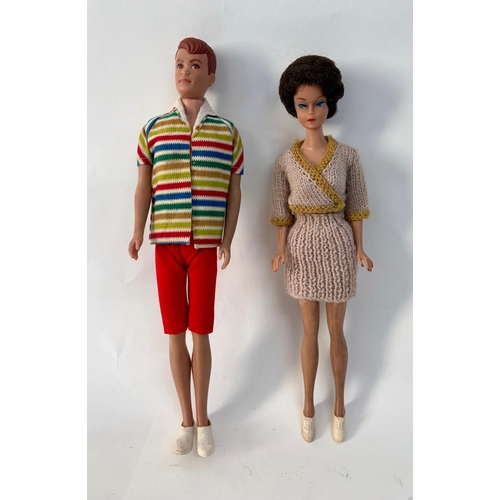 97 - An original 1960 dated Mattel Barbie's friend  'Allen', with contemporary clothing and shoes, togeth... 