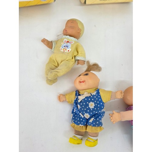 102 - Original Baby Cabbage Patch Dolls, a total of 12 some in their original retail packaging