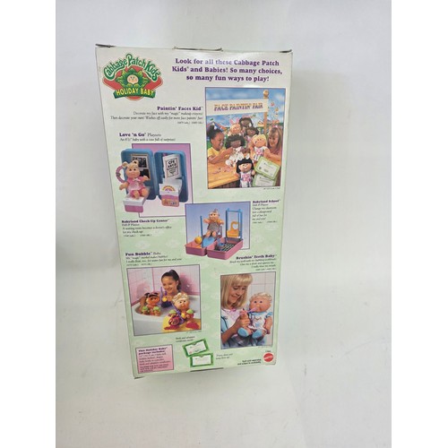 104 - Cabbage Patch Dolls, two special edition Holiday Babies in original boxes