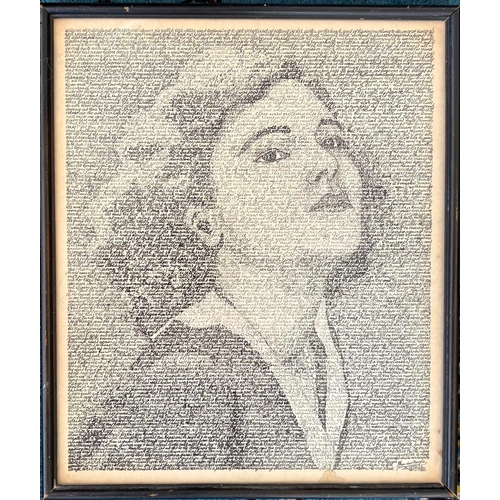 111 - After Herzi Kashetsky?Two portraits prints in prose. Lord Kitchener dated 1916 (18cm w x 30cm h) and... 