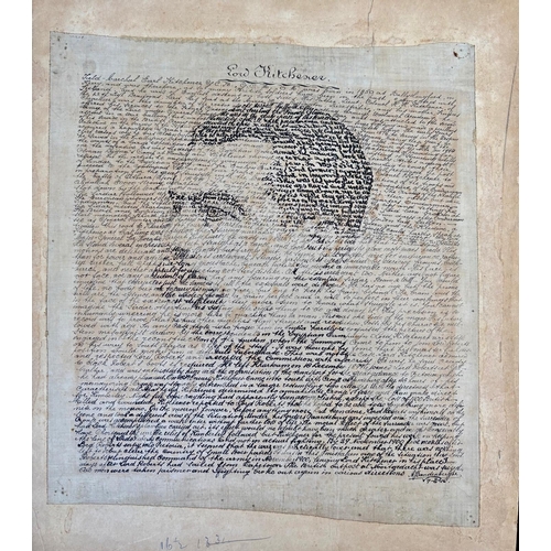 111 - After Herzi Kashetsky?Two portraits prints in prose. Lord Kitchener dated 1916 (18cm w x 30cm h) and... 