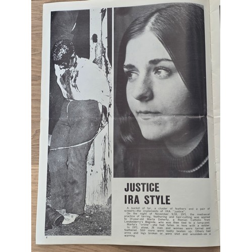 246 - Northern Ireland Conflict - A rare Northern Ireland Governement Anti IRA booklet. 16 pages