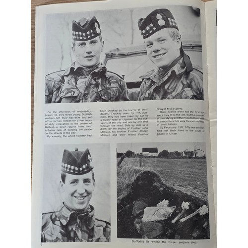246 - Northern Ireland Conflict - A rare Northern Ireland Governement Anti IRA booklet. 16 pages