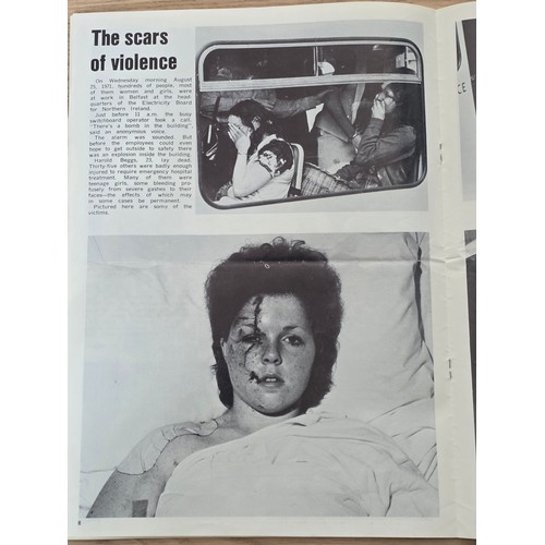 246 - Northern Ireland Conflict - A rare Northern Ireland Governement Anti IRA booklet. 16 pages