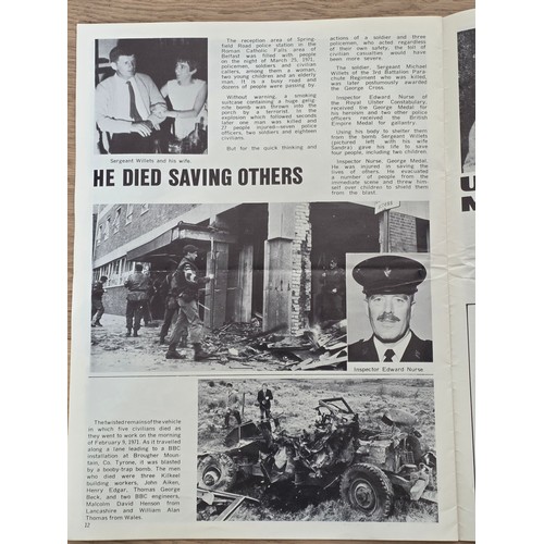 246 - Northern Ireland Conflict - A rare Northern Ireland Governement Anti IRA booklet. 16 pages