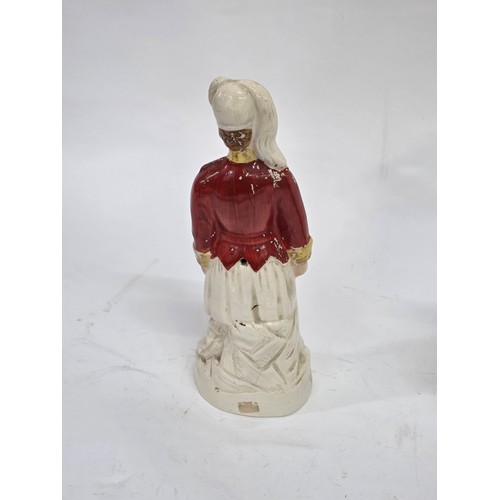 84 - Gordon Highlanders. A 19th style century Staffordshire flatback figure of a Gordon Highlander Soldie... 