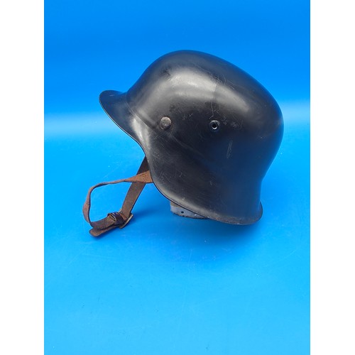 WWII era German Beaded Helmet. Steel shell construction with multi ...